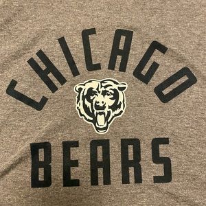 Chicago Bears Thin Grey Hoodie Large NWT new with tags